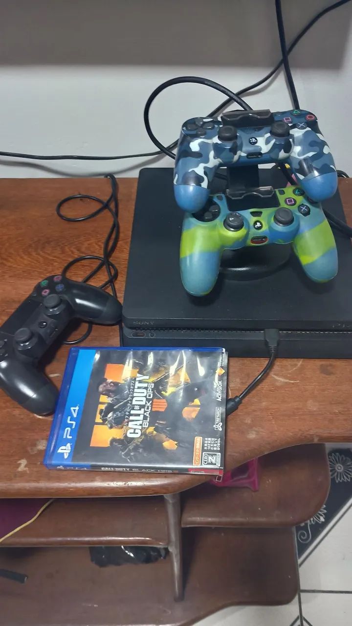 Ps4 1t jogos e controles - Foto 2