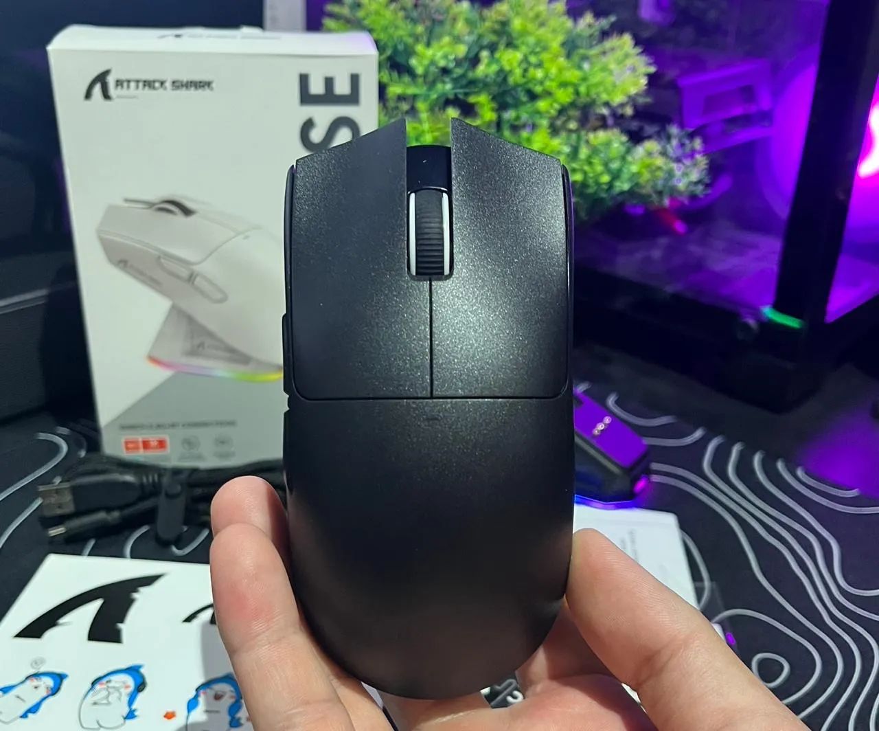 MOUSE ATTACK SHARK X11 PRETO