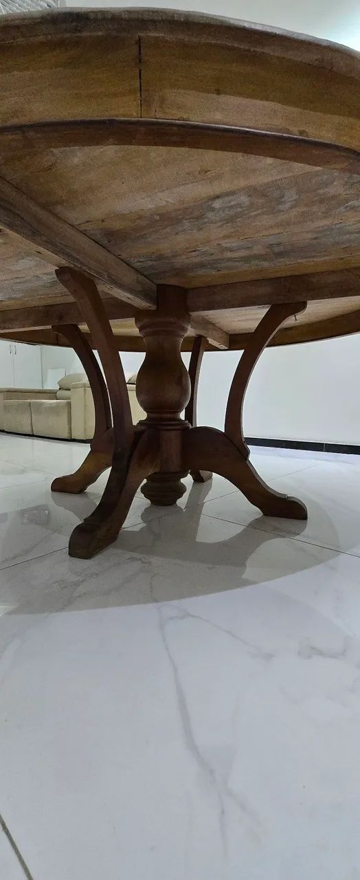 Mesa em Madeira de Demolição - Foto 2