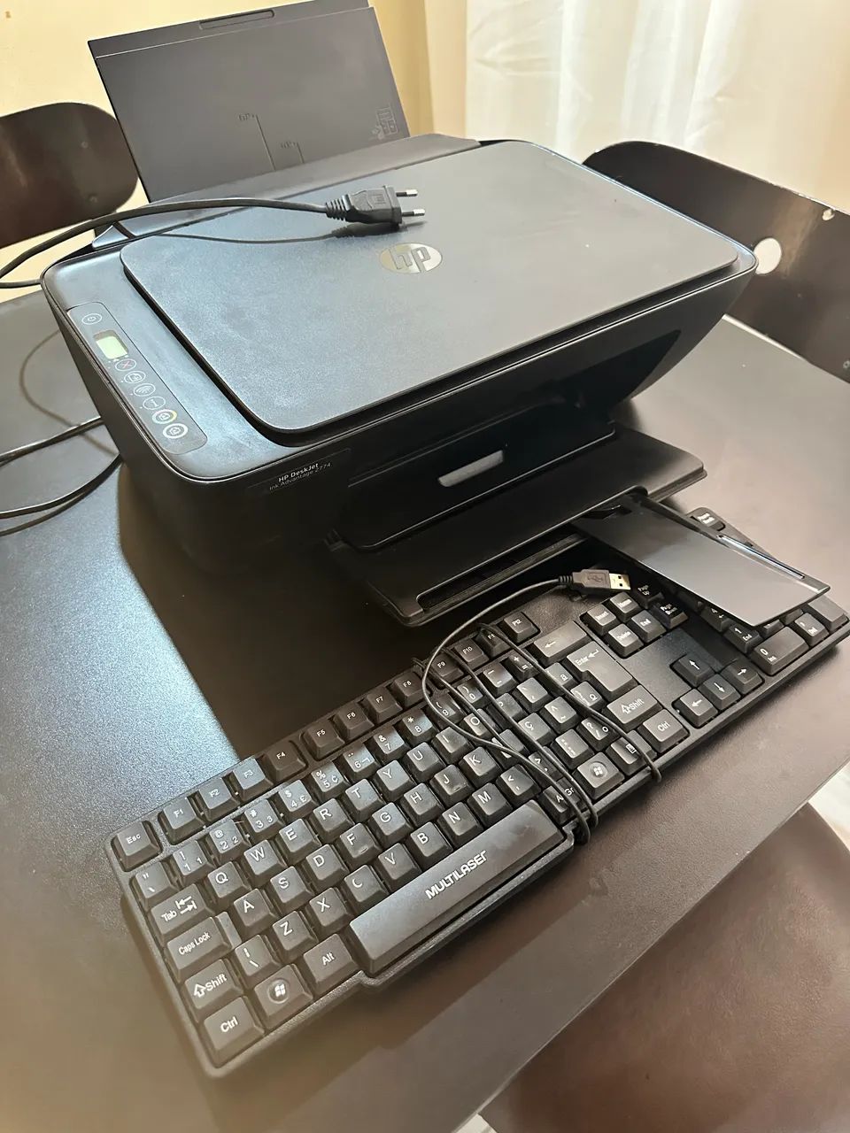 Promoção 300,00 Impressora HP + teclado Multilaser com fio - Foto 5
