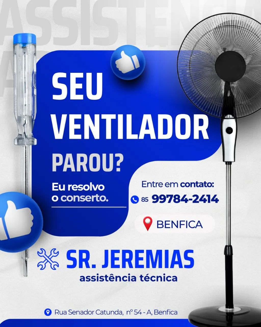 Conserto ventiladores 
