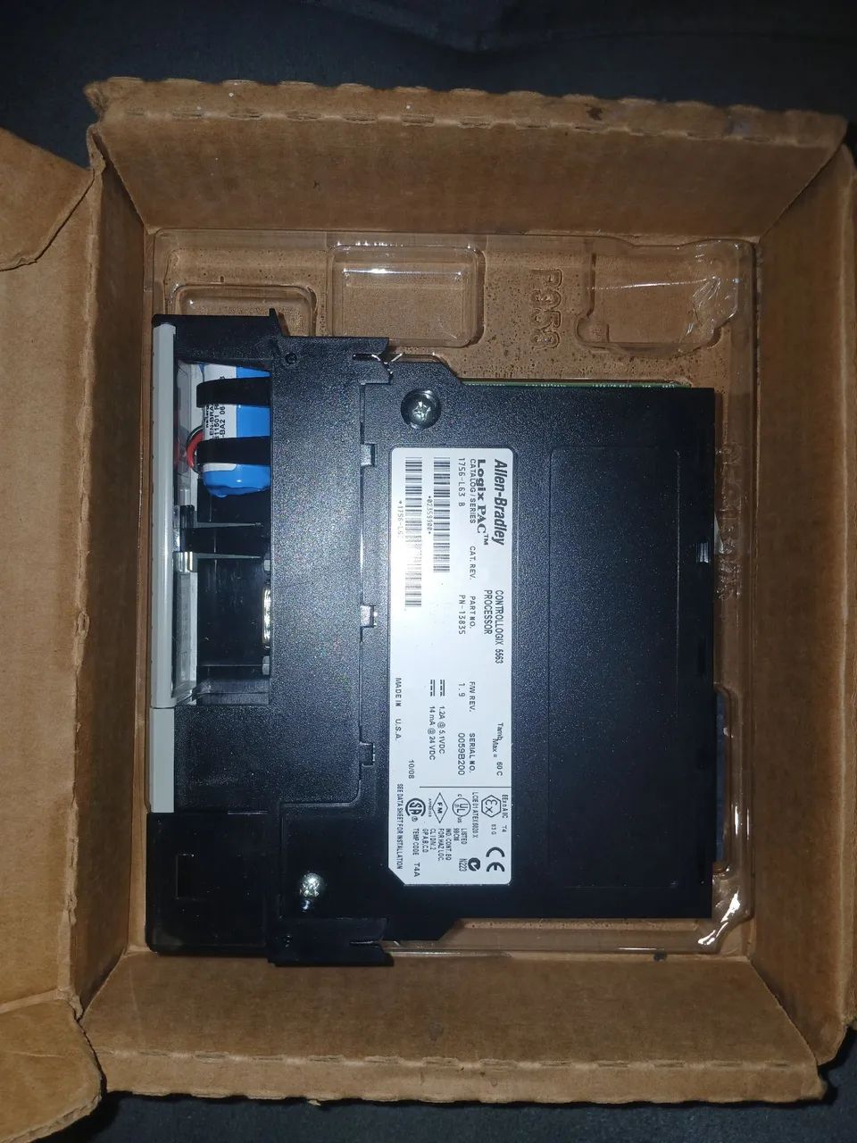 Processador Allen-Bradley 1756-L63 Série B - 8MB Novo - Peças de