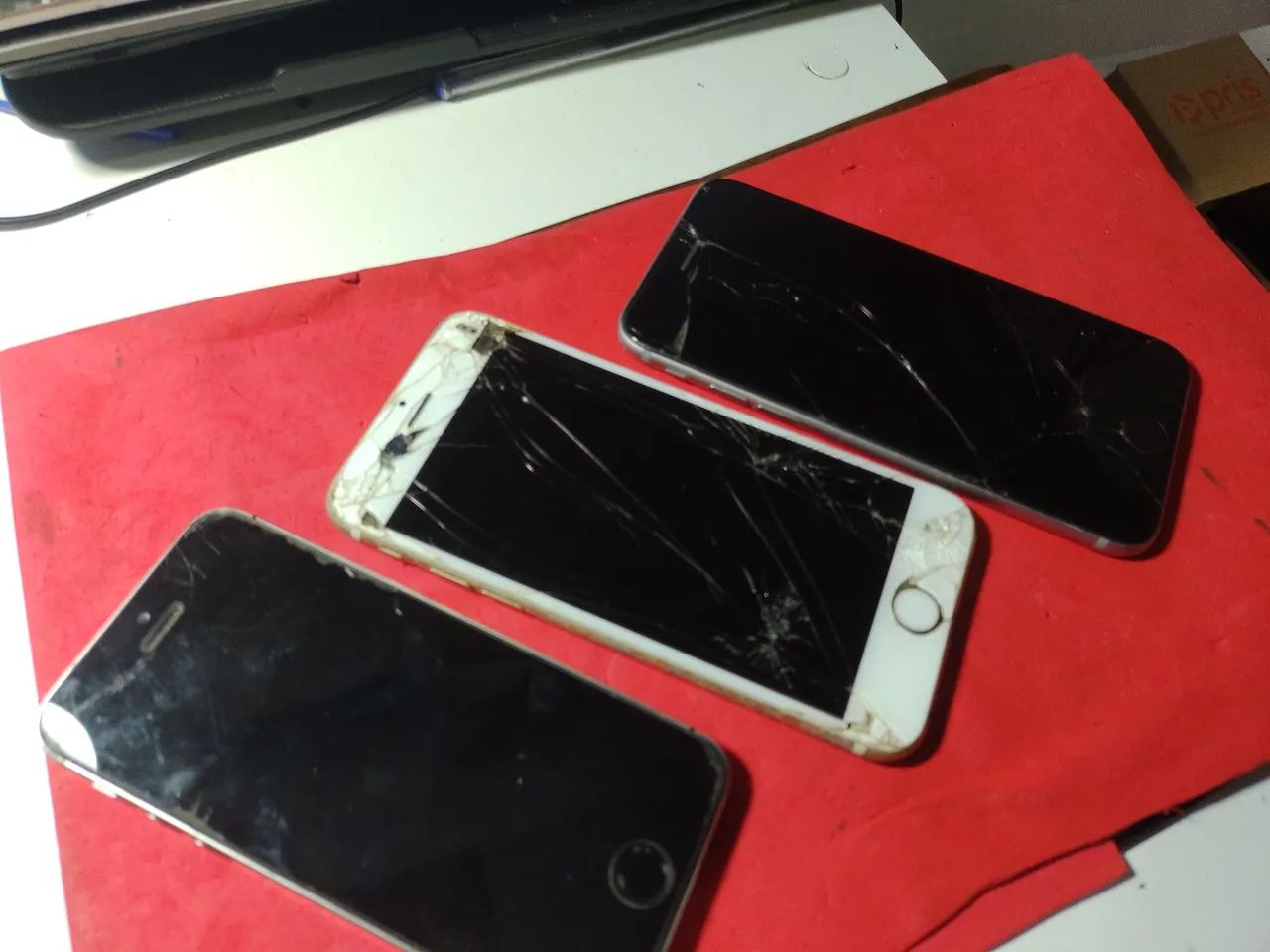 Lote celulares iPhone sucata - Foto 2