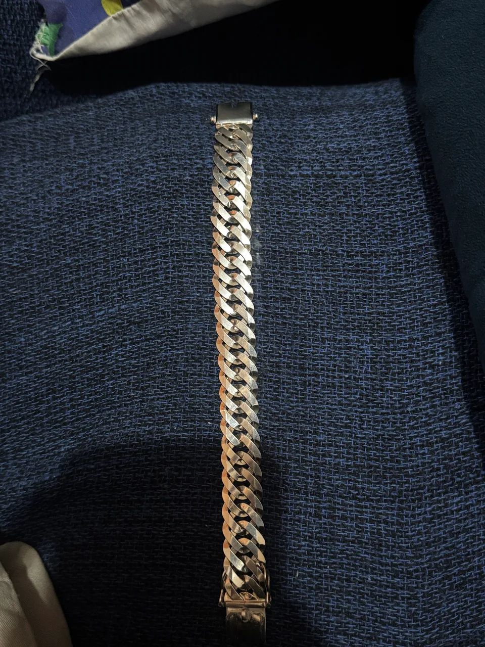Pulseira elo duplo 17MM - 21CM - Foto 4