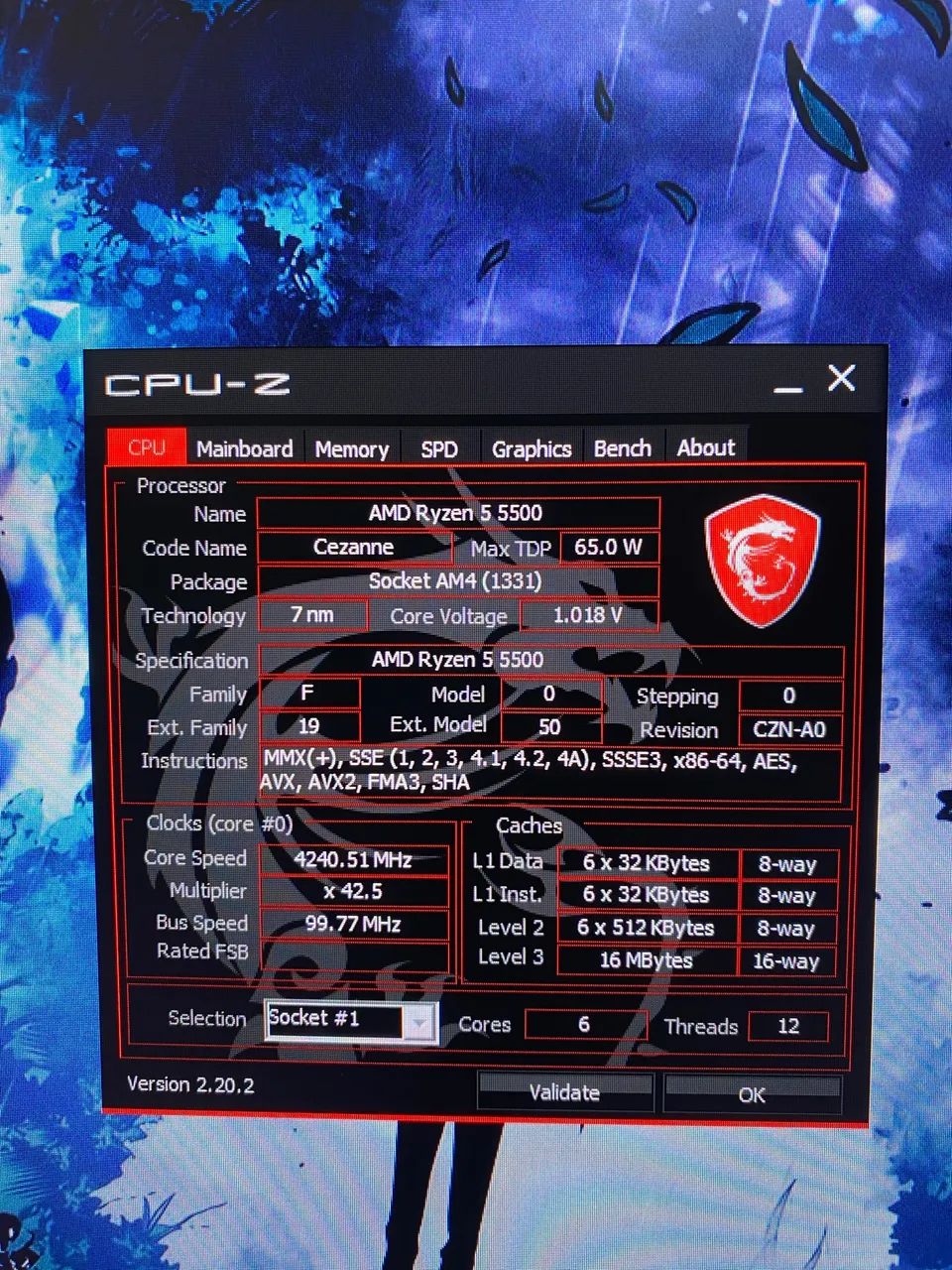 Kit Ryzen 5 5500 + MSI A620 PRO + 32GB DDR4