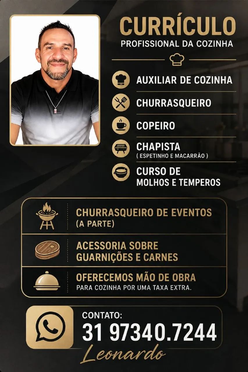 Churrasqueiro de Eventos e Cozinha 