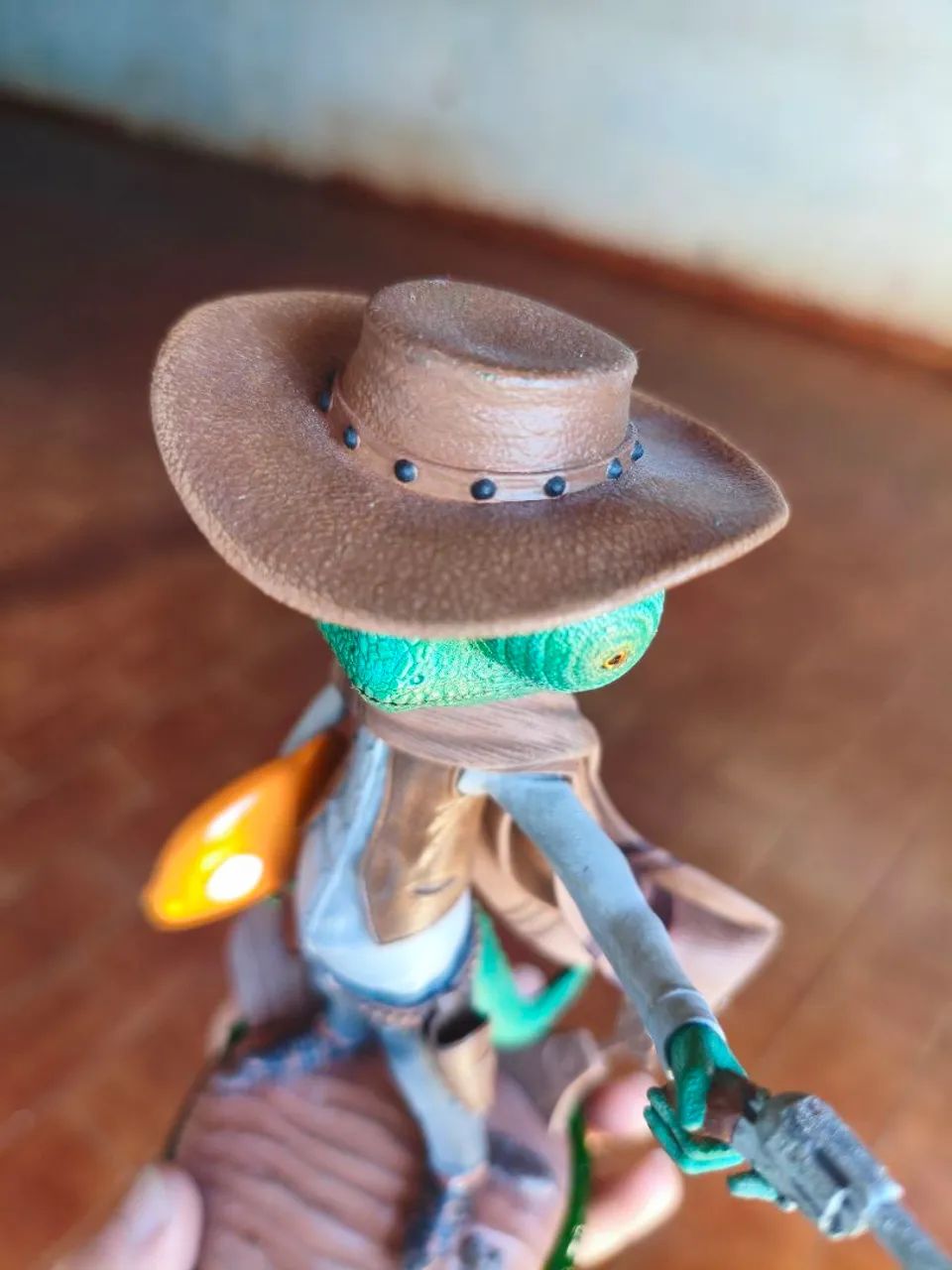 Figure Camaleão Rango - Pintado à Mão - Foto 4