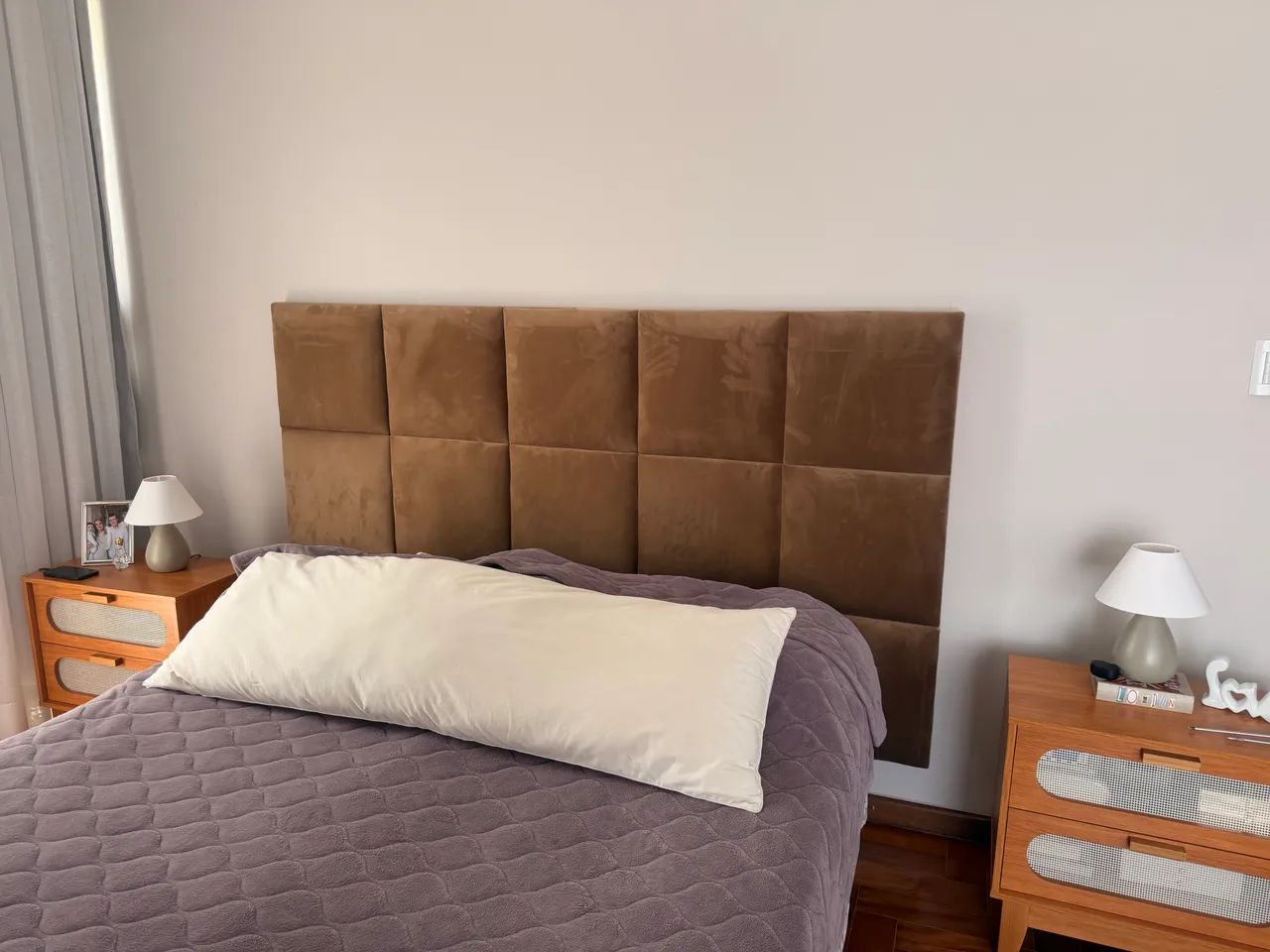 cabeceira de cama queen+ Mesinhas de cabeceiras 