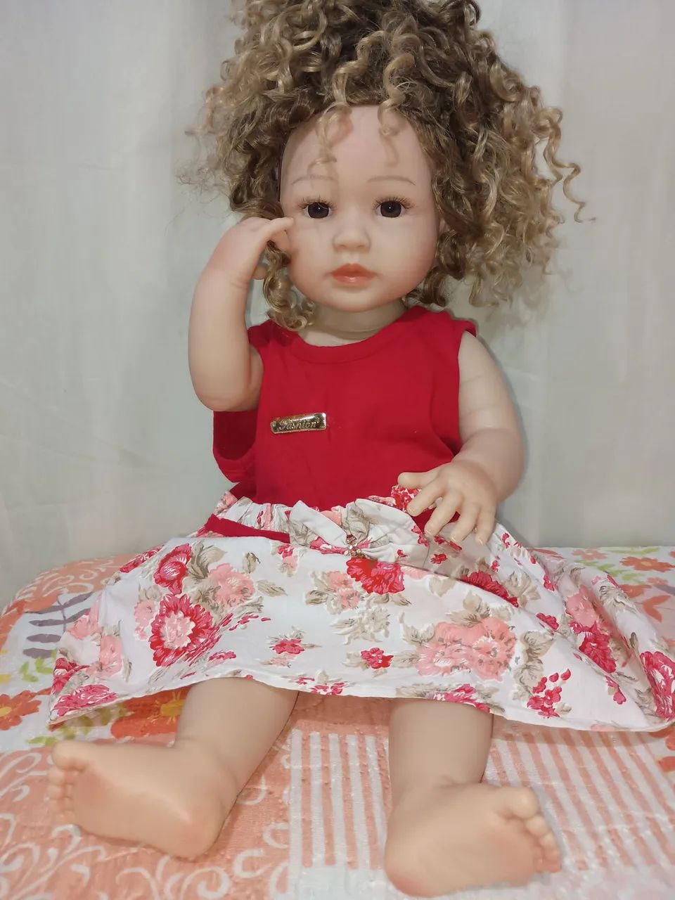 Boneca Reborn menina 55cm