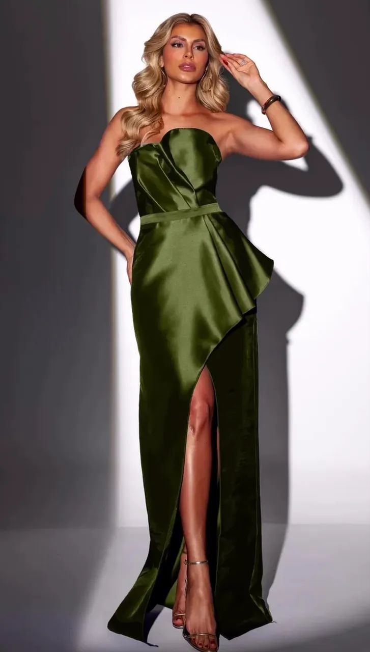 Vestido de festa longo verde - Foto 2