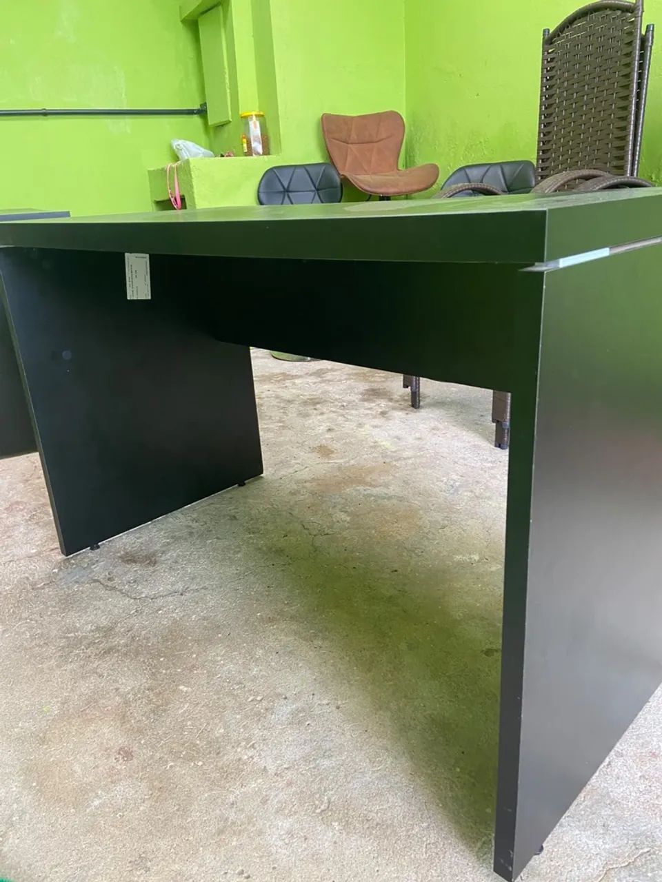 MESA DE ESCRITÓRIO PRETA  - Foto 2
