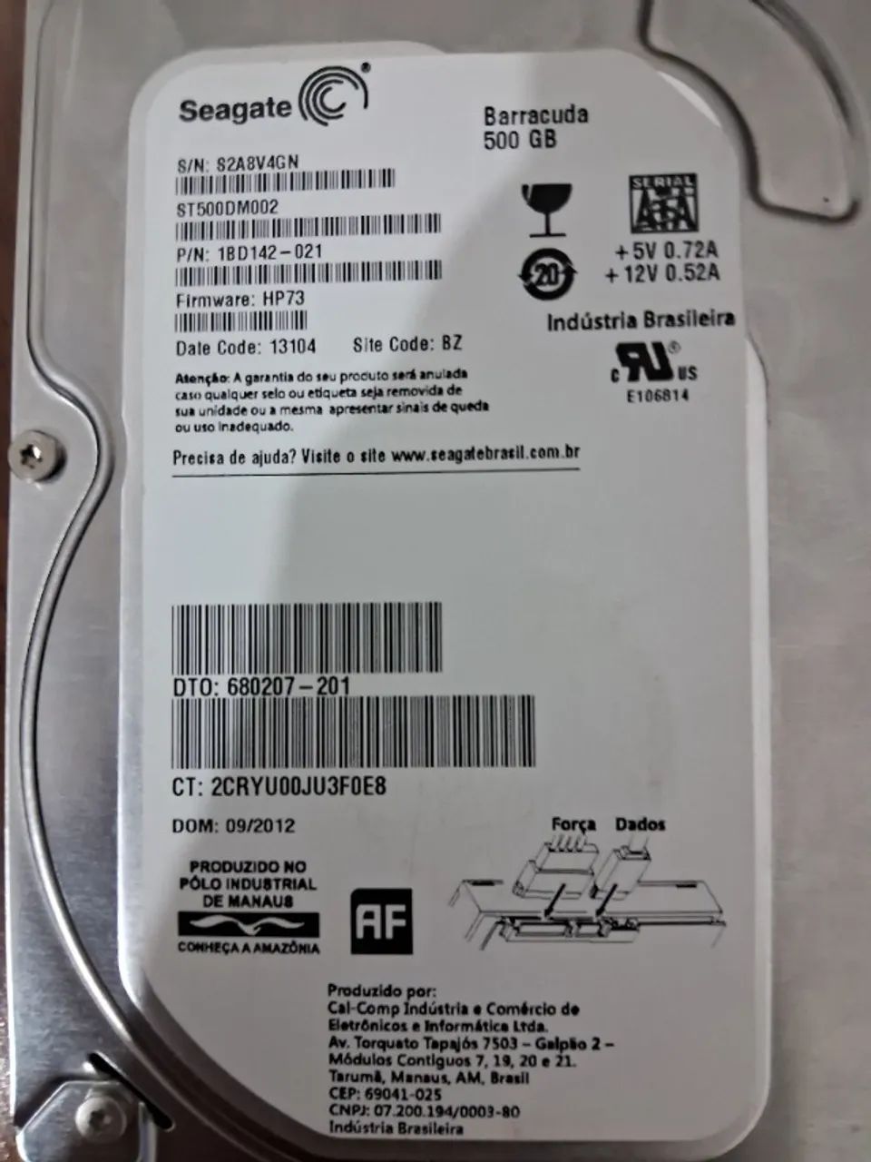 HD Barracuda 500gb - Foto 2