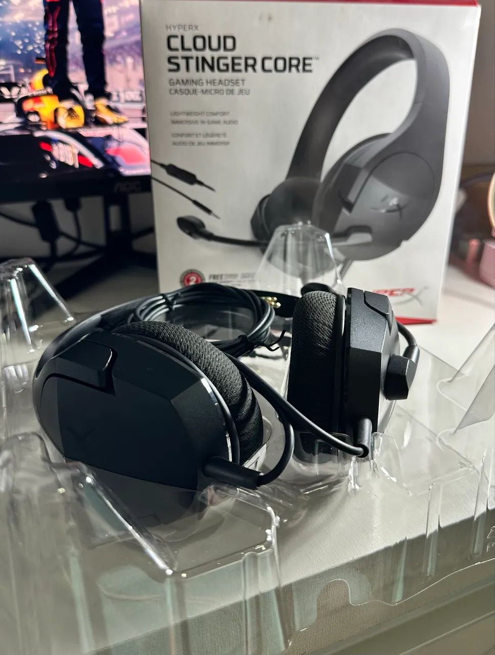 Headset HyperX Stinger Core - Compatível com PS4/Xbox One/PC com P2 (x2) - Foto 2