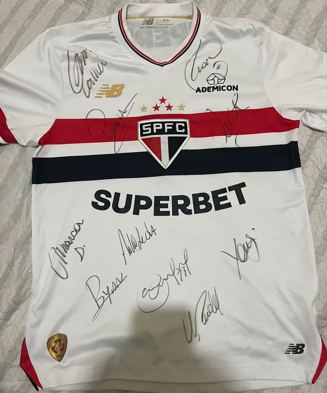 CAMISA SÃO PAULO AUTOGRAFADA 