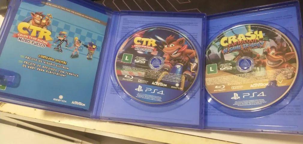 Crash e CTR para ps4 - Foto 2
