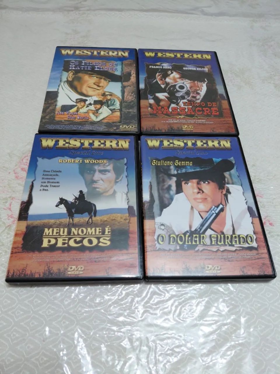 Coleção DVDs Western - O Dólar Furado, Tempo de Massacre, Meu nome é Pecos e +1 - Foto 5