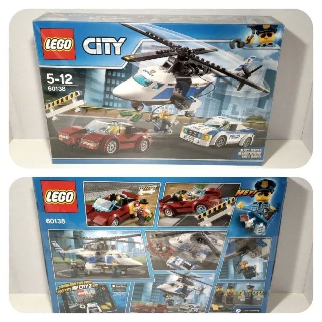 LEGO City 60138 Perseguição em Alta Velocidade Lacrado (2017) - lego para Colecionador