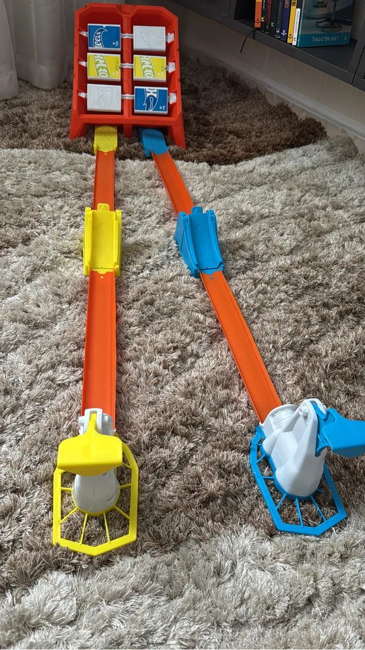 Pista hot wheels dupla 