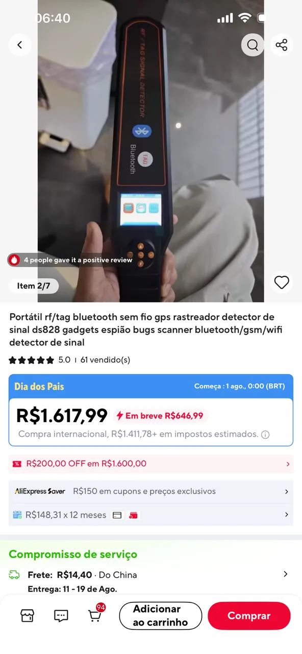 Detector de GPS e Tag - Foto 2