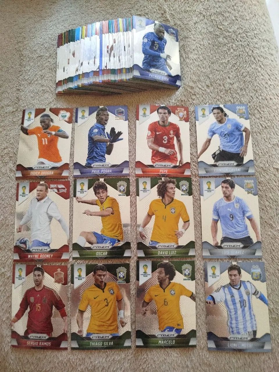 Cards Prizm panini copa 2014