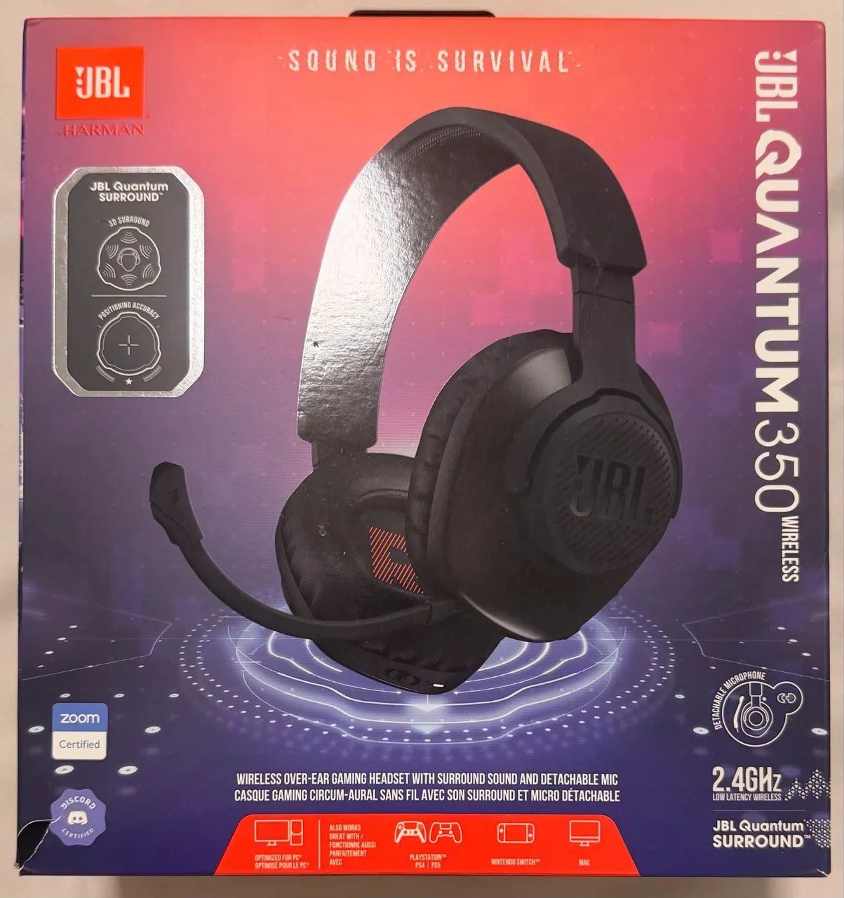 Fone JBL Quantum 350 Wireless - Foto 4