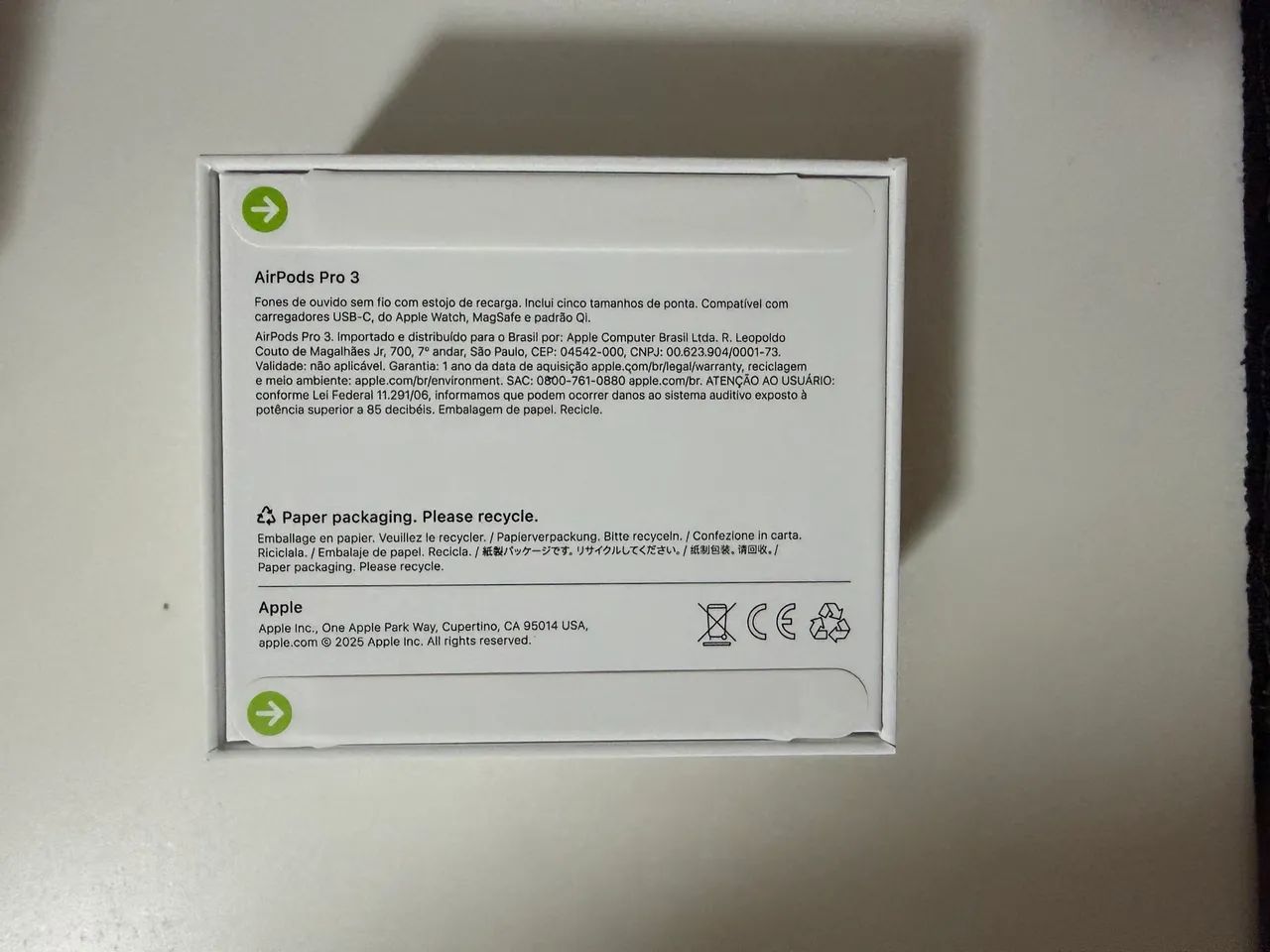 Apple AirPods Pro 3 Lacrado e com Nota Fiscal - Foto 4