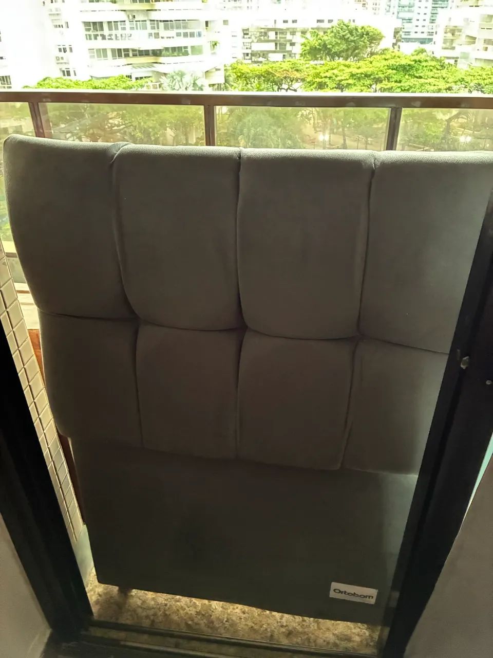 KIT completo: Cama box ortobom (incluso colchão e cabeceira) - Foto 4