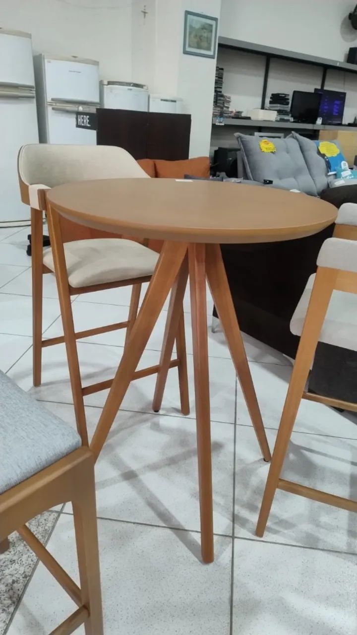MESA BISTRÔ C/ 3 BANQUETAS NOVA - Foto 2