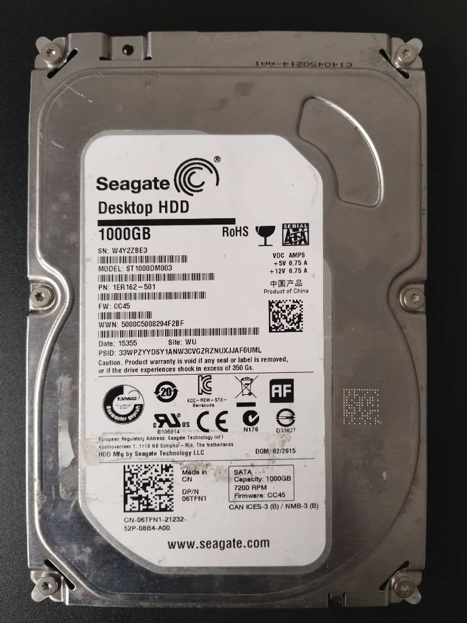 HD Seagate desktop De 1 TB de ram servidor  - Foto 3