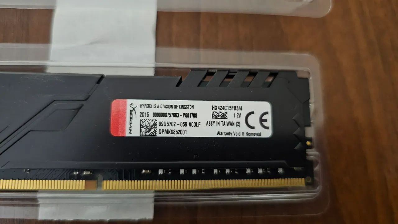 Memória Ram 2x4gb Hyperx Fury ddr4 - Foto 4
