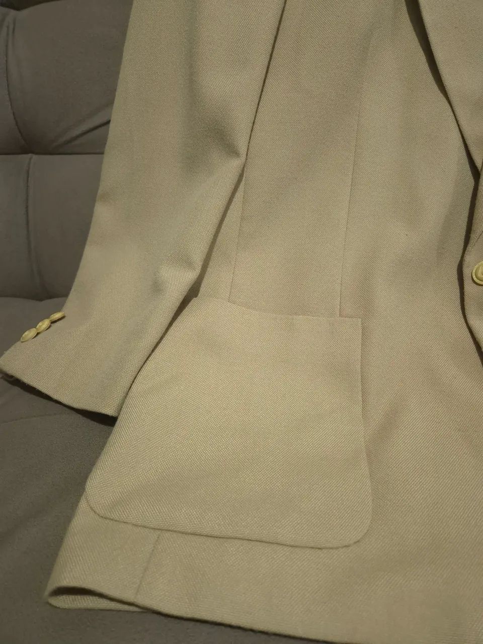 blazer pierre cardin bege masculino - Foto 2
