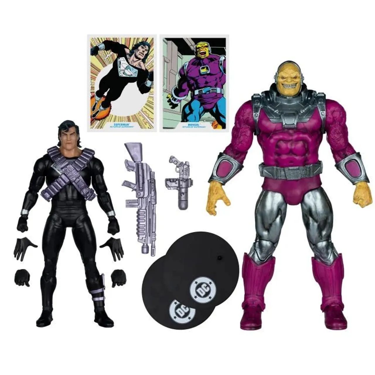 The Return of Superman DC Multiverse Superman vs. Mongul Action Figure Two-Pack - Foto 2