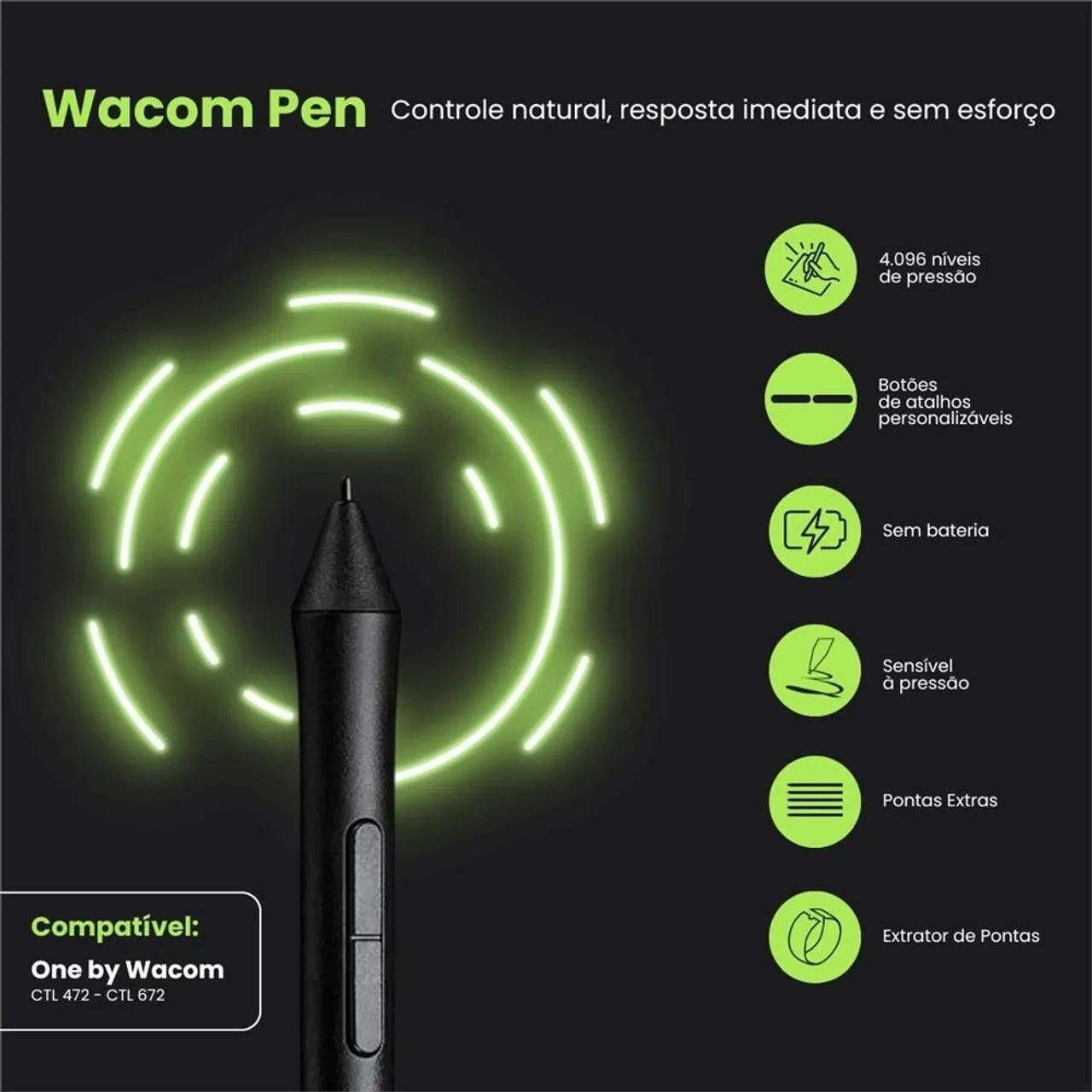 Mesa Digitalizadora One Wacom CTL672 - Foto 5