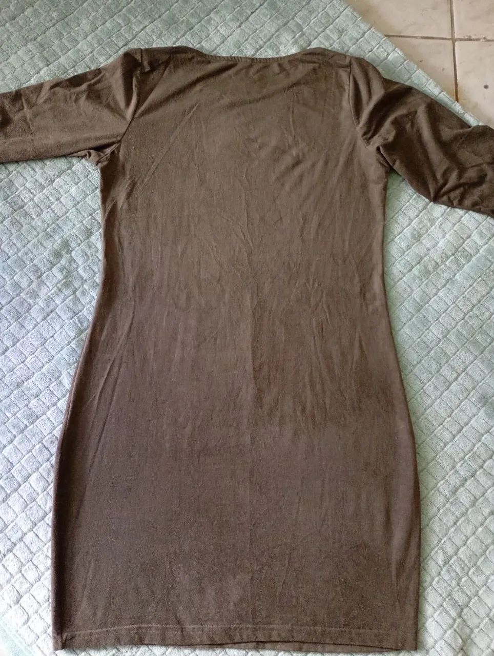 Vestido em camurça tamanho 36  - Foto 3