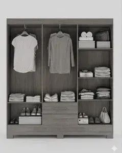 Guarda roupa violeta casal  - Foto 2