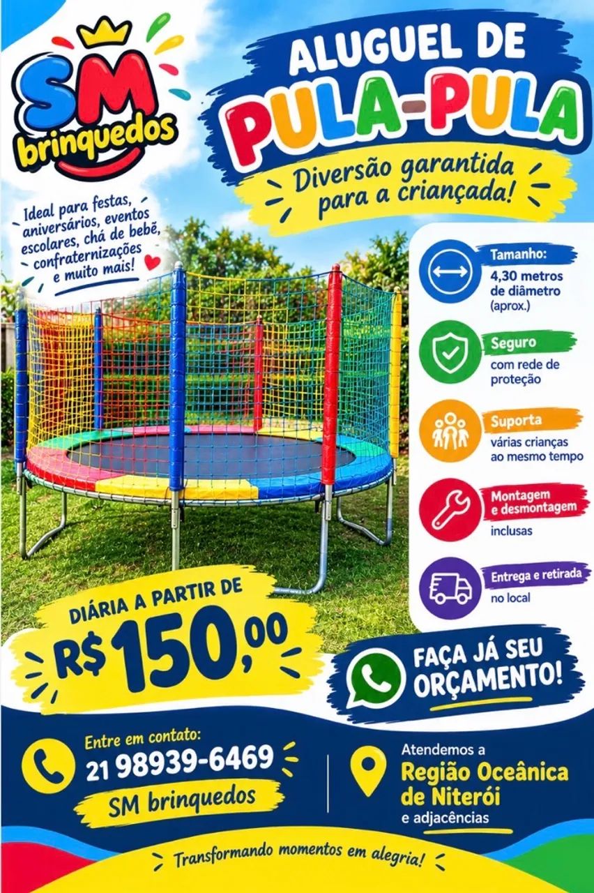 Locação de PULA-PULA e Piscina de bolinhas 
