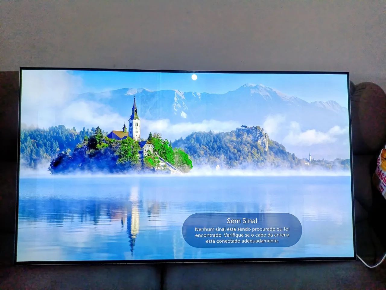 Tv oled 55 polegadas 8k top de linha borda infinita 