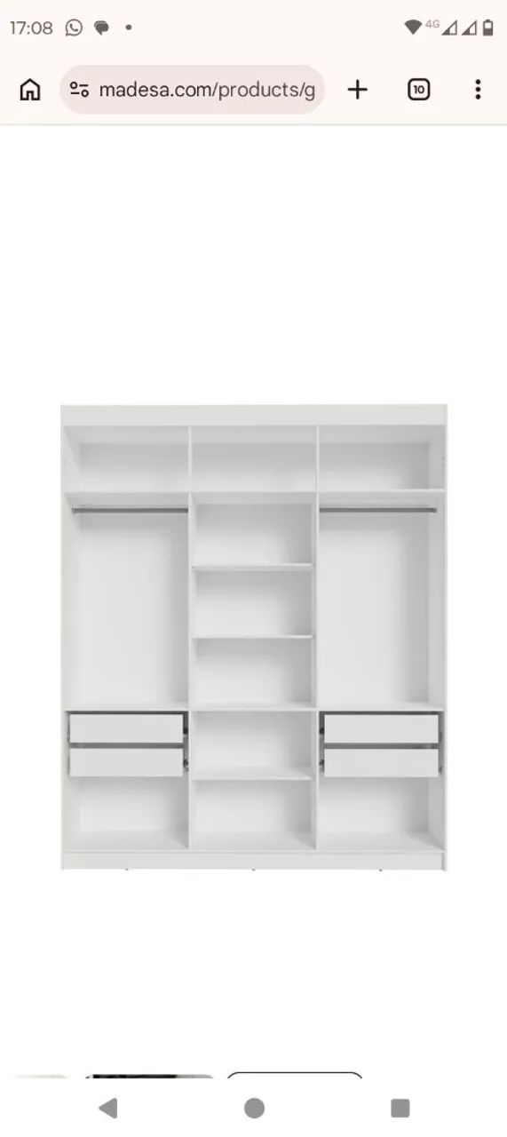 Guarda roupa 6 portas - Foto 2