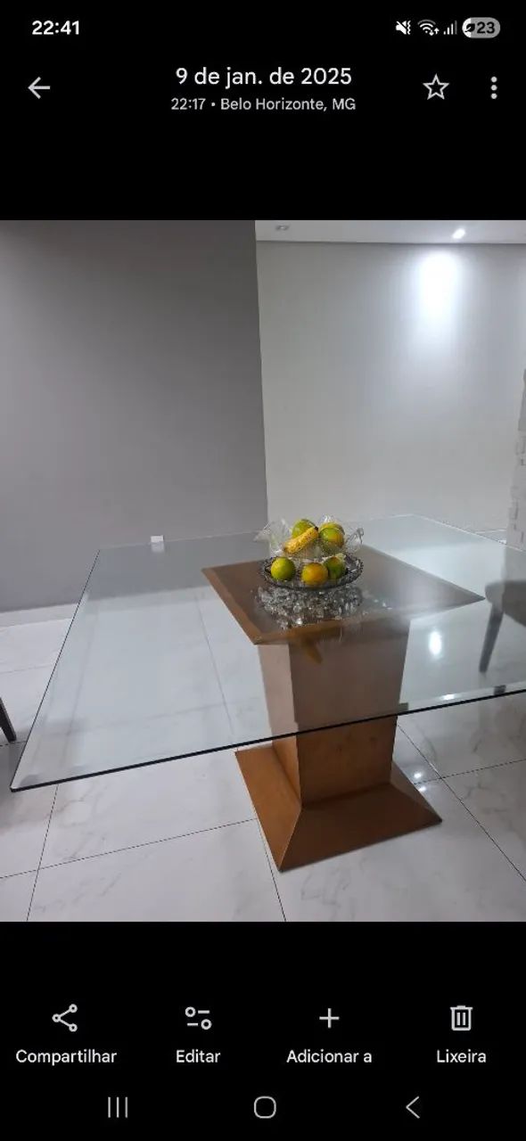 Conjunto mesas 6 lugares