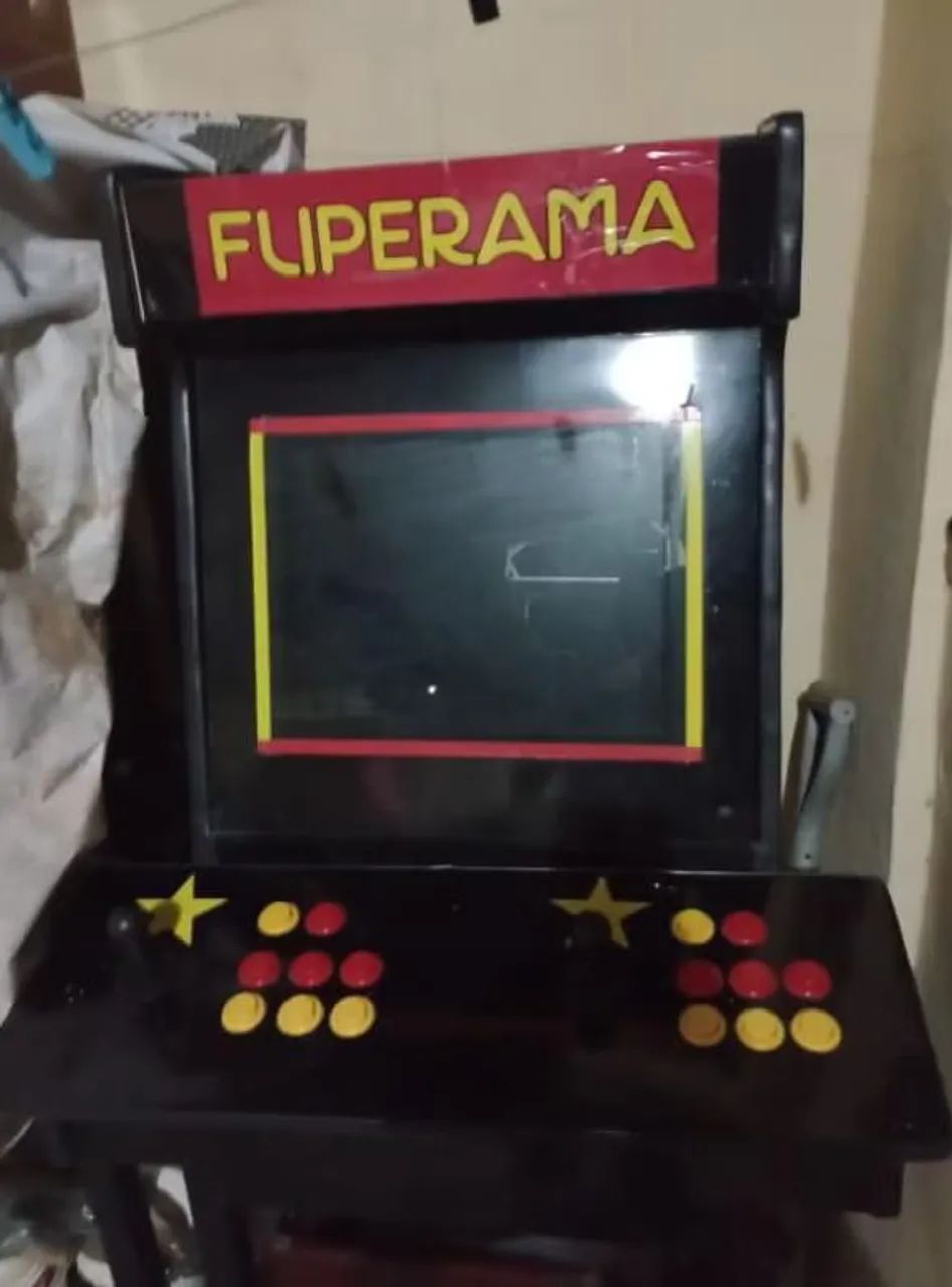 Bartop arcade duplo sem jogos 