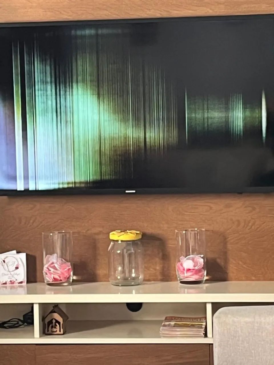 TV Samsung 43 polegadas Full HD (DISPLAY QUEIMADO) - Foto 4