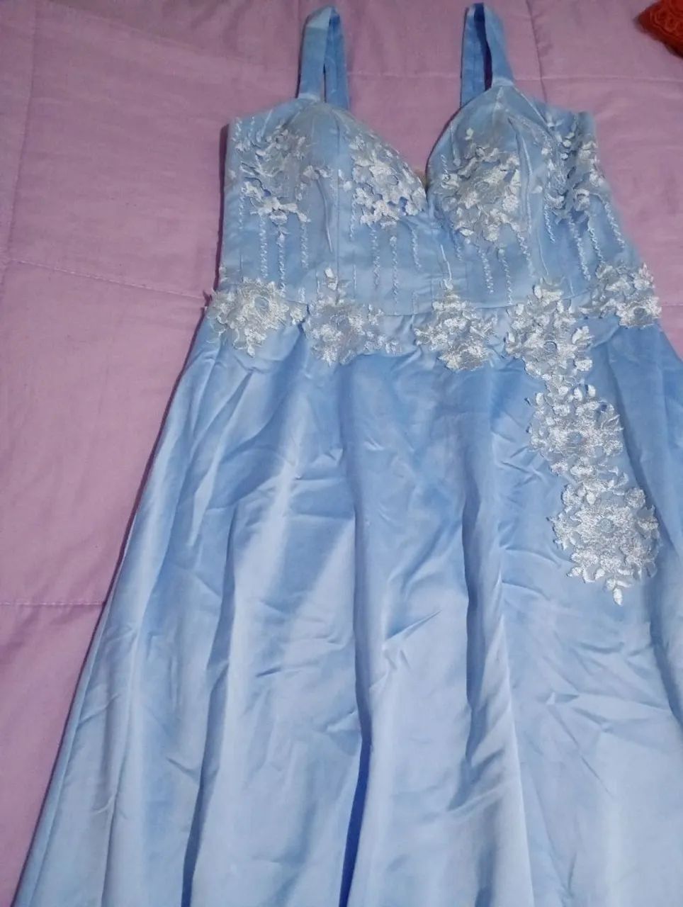 Lindo vestido azul Tiffany - Foto 2
