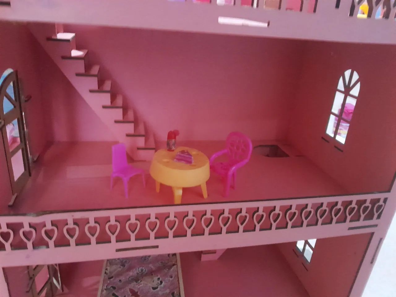 Casinha de boneca mdf - Foto 3