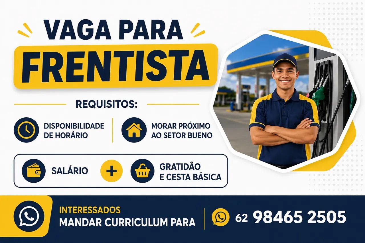 ? VAGA PARA FRENTISTA
