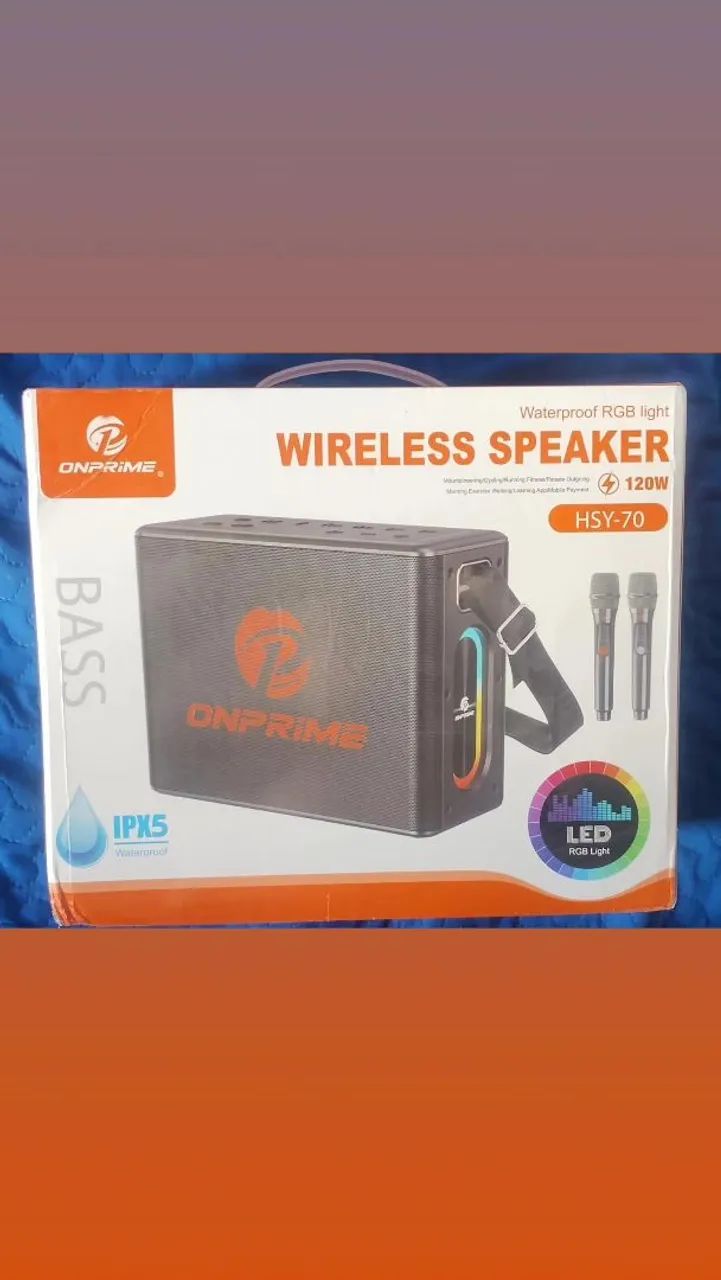 Caixa de som 120w Onprime