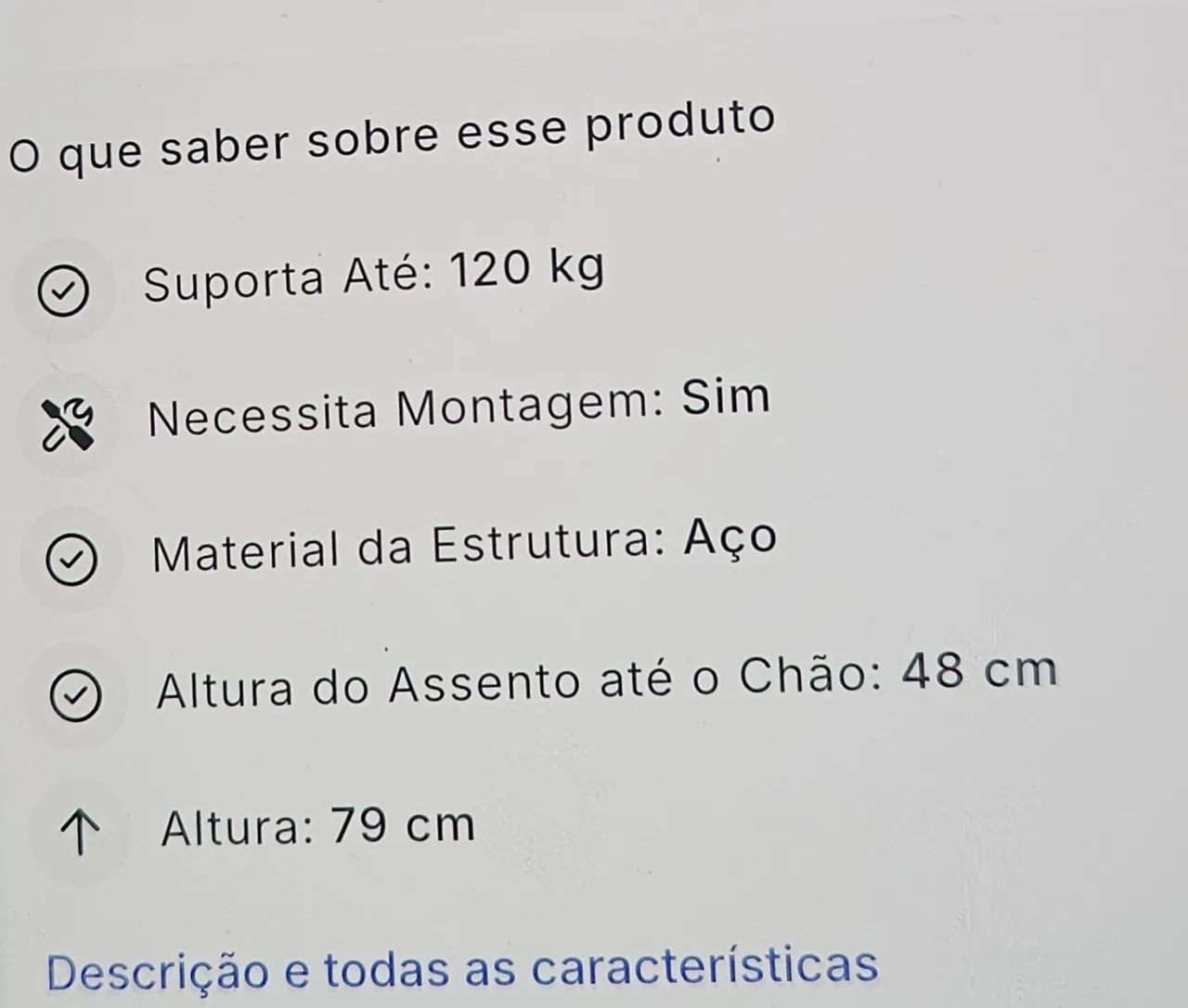 Kit com 6 Cadeiras  - Foto 2