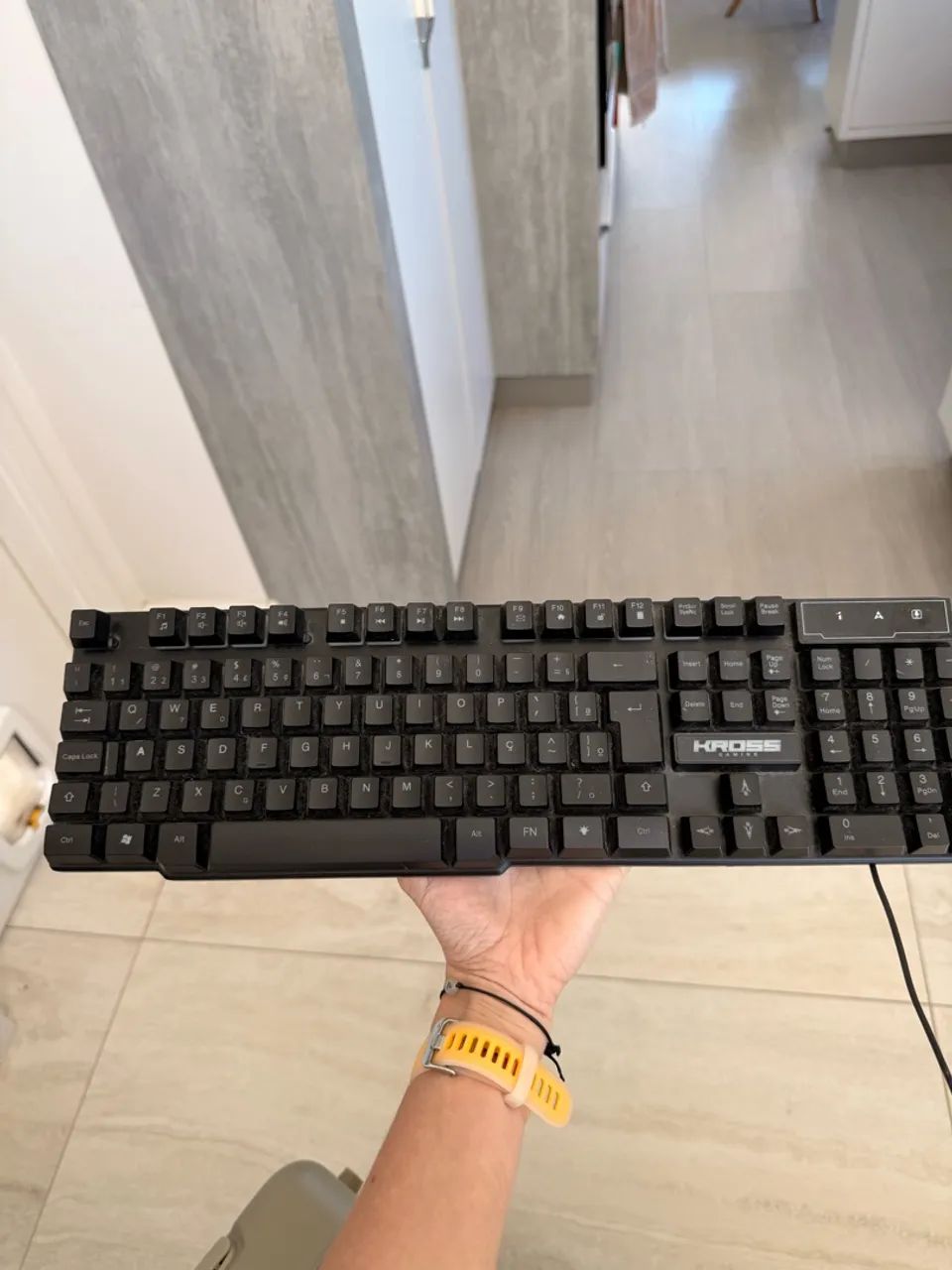 Teclado Kross Gaming e Mouse gamer com fio - Foto 3
