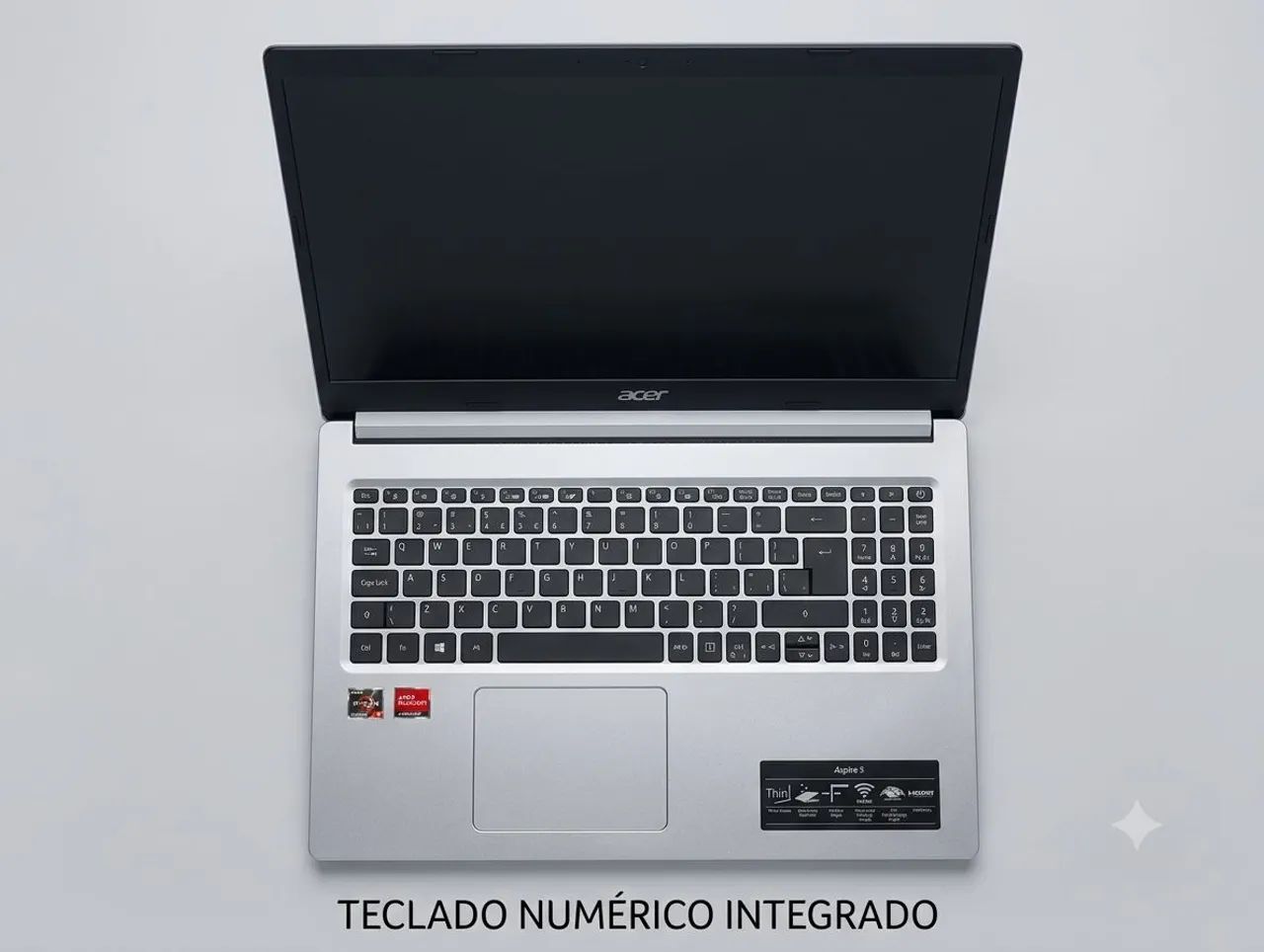 Notebook Acer Aspire 5 | AMD Ryzen | Tela Full HD IPS | Super Rápido - Foto 4