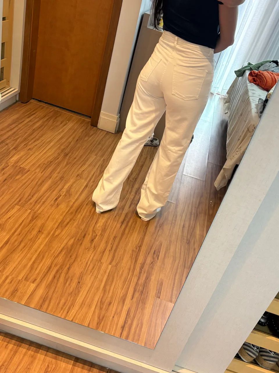 Calça Jeans Branca marca Zara  - Foto 2
