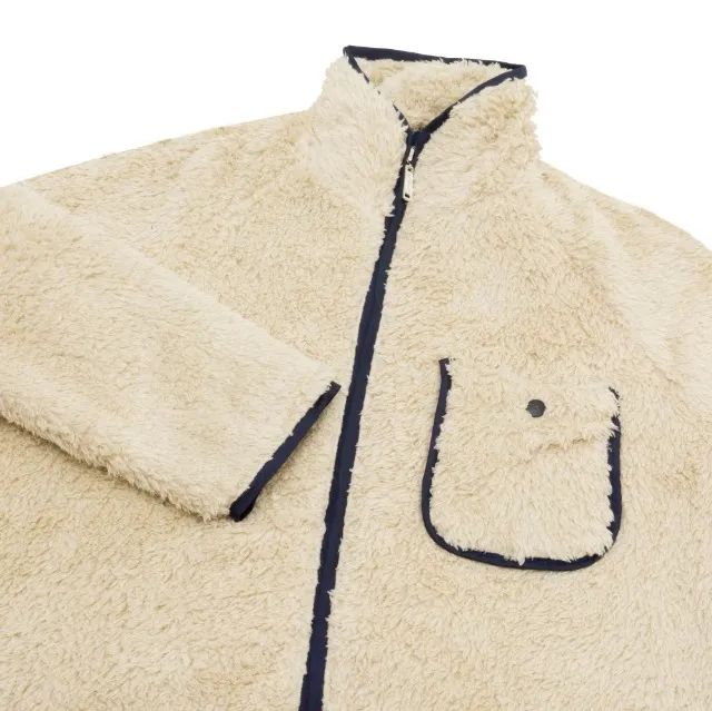 Jaqueta High Cherry Fleece Bege - Foto 5